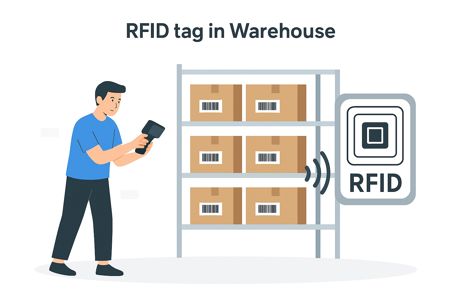 تگ RFID در مدیریت انبار