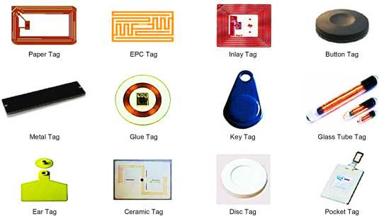 انواع تگ‌های RFID