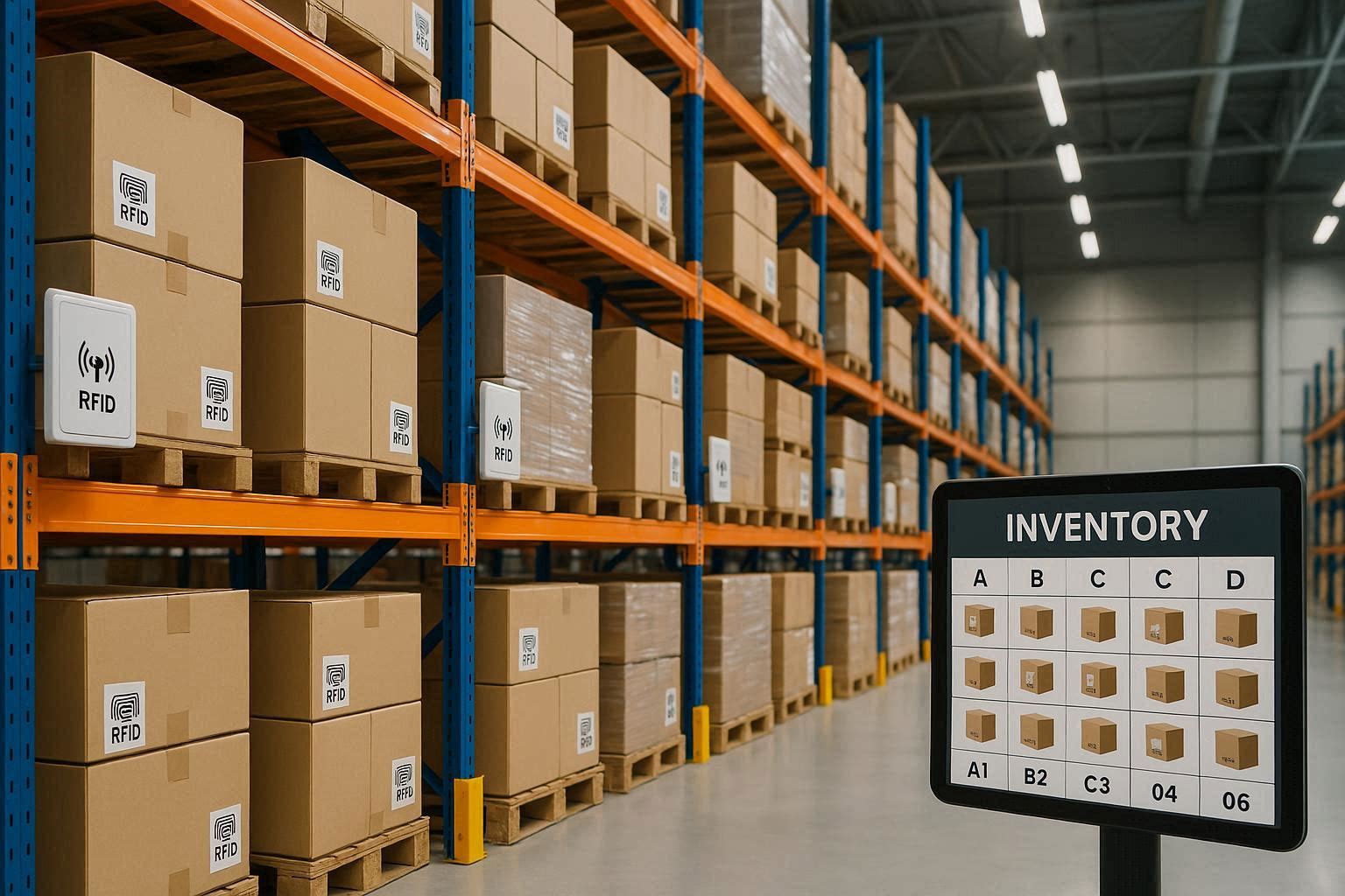 تصویر سیستم RFID در انبارداری